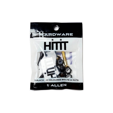 HIT-IT Skate Hardware 1" Allen Mixed Black, Gold